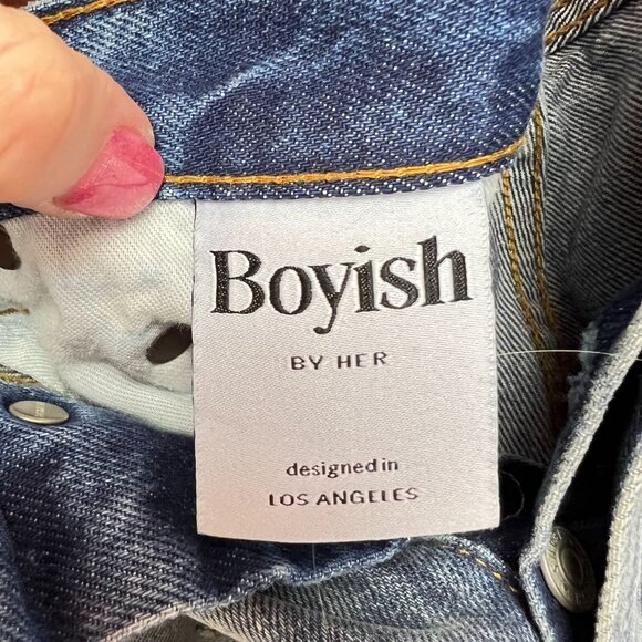 NWT Free People Boyish By Her Billy Women's Size 27 High Rise Skinny Jeans Denim - Picture 15 of 16